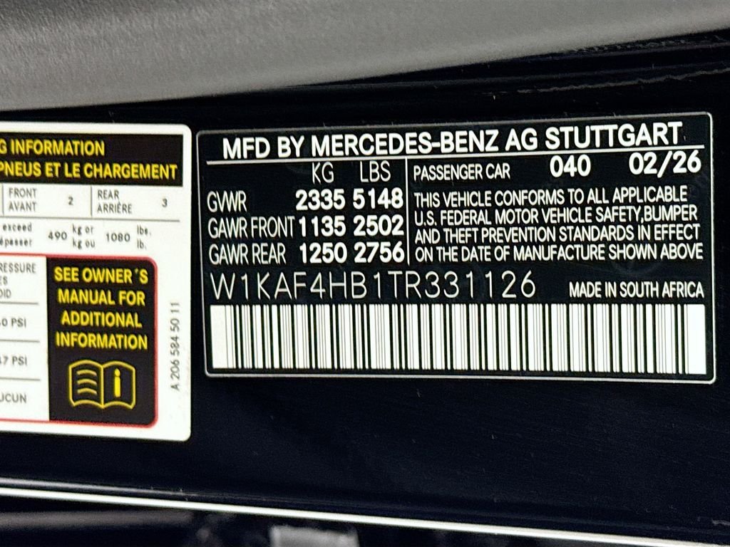 New 2026 Black Mercedes-Benz C 300 image 33