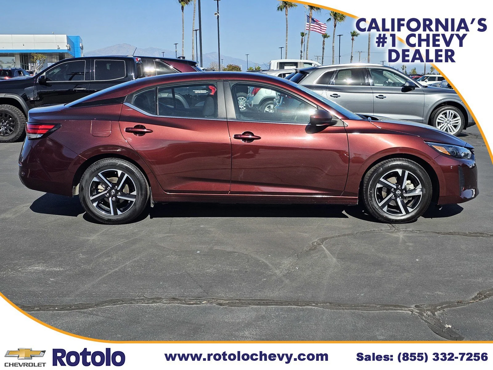 Used 2025 Rosewood Metallic Nissan SV image 8