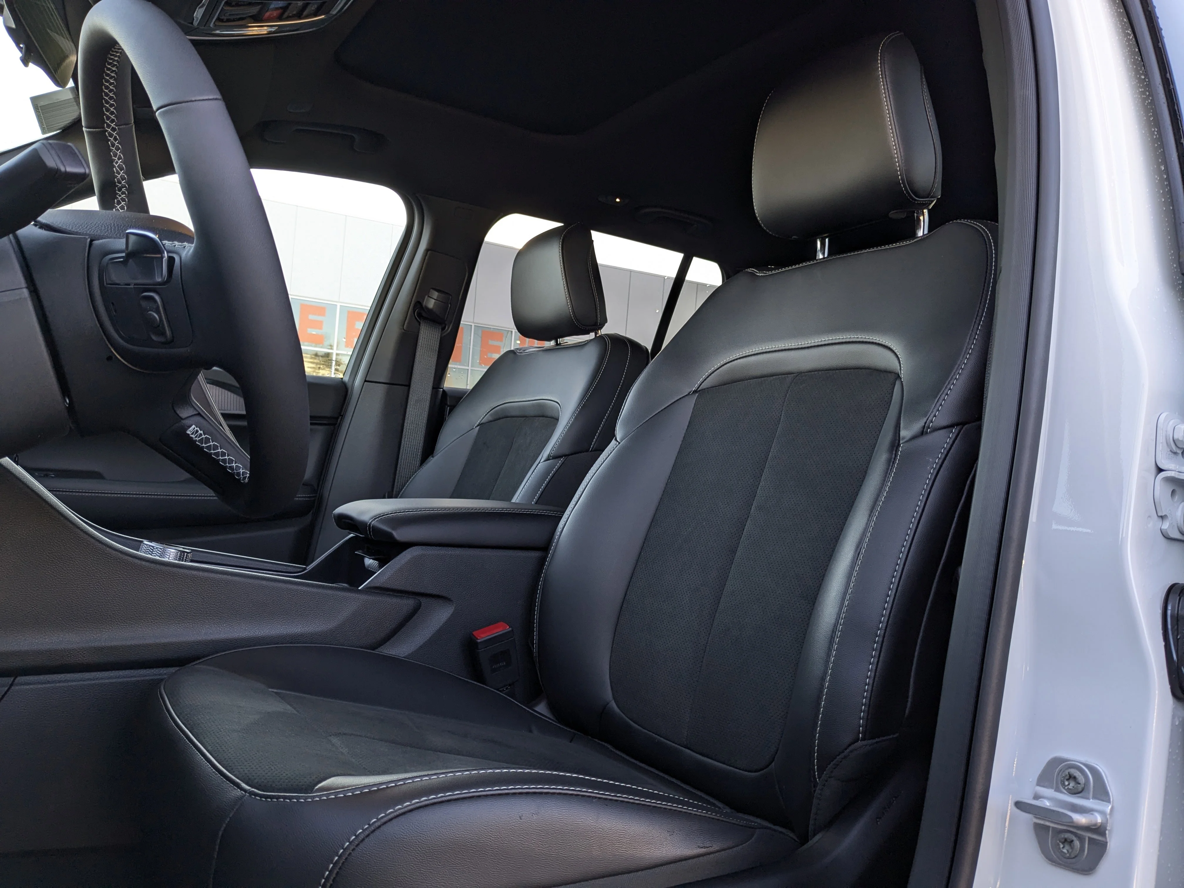New 2025 White Jeep Altitude - - Power Sunroof - Power Liftgate - Wireless Charging - 20 Black Wheels & More image 15