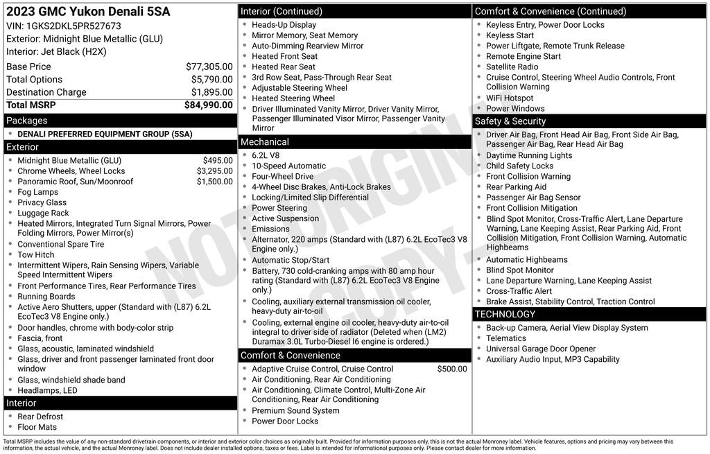 Used 2023 Blue GMC Denali image 6