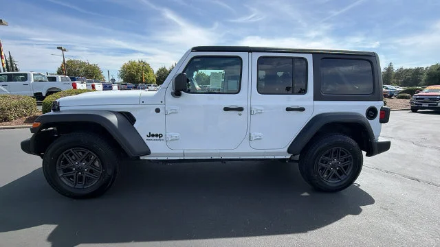 Used 2024 Bright White Clearcoat Jeep Sport S image 7