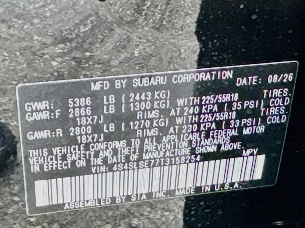 New 2026 Black Subaru Premium Hybrid image 43