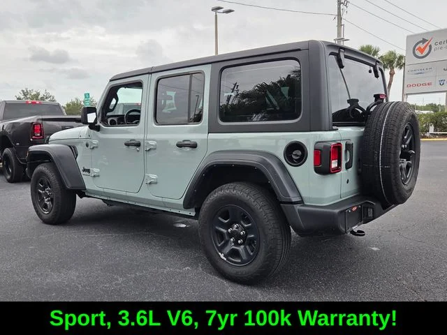 Certified Used 2024 Gray Jeep Sport image 5