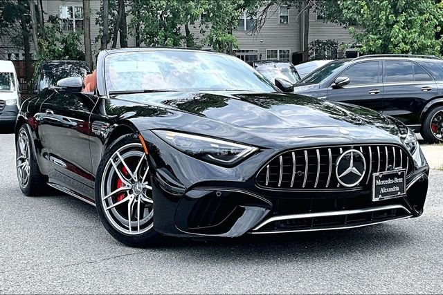 Certified Used 2023 Black Mercedes-Benz SL 55 AMG® image 1