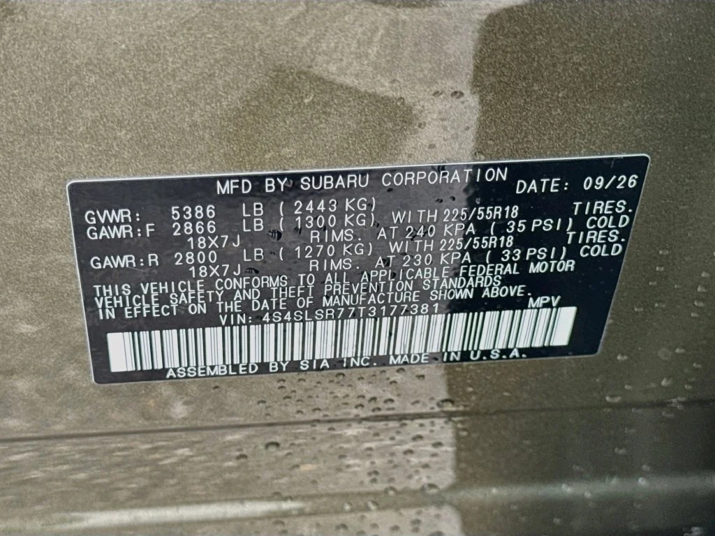 New 2026 Green Subaru Limited Hybrid image 43