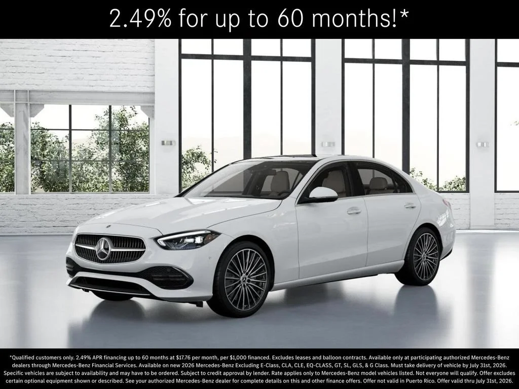 New 2026 Polar White Mercedes-Benz C 300 image 81