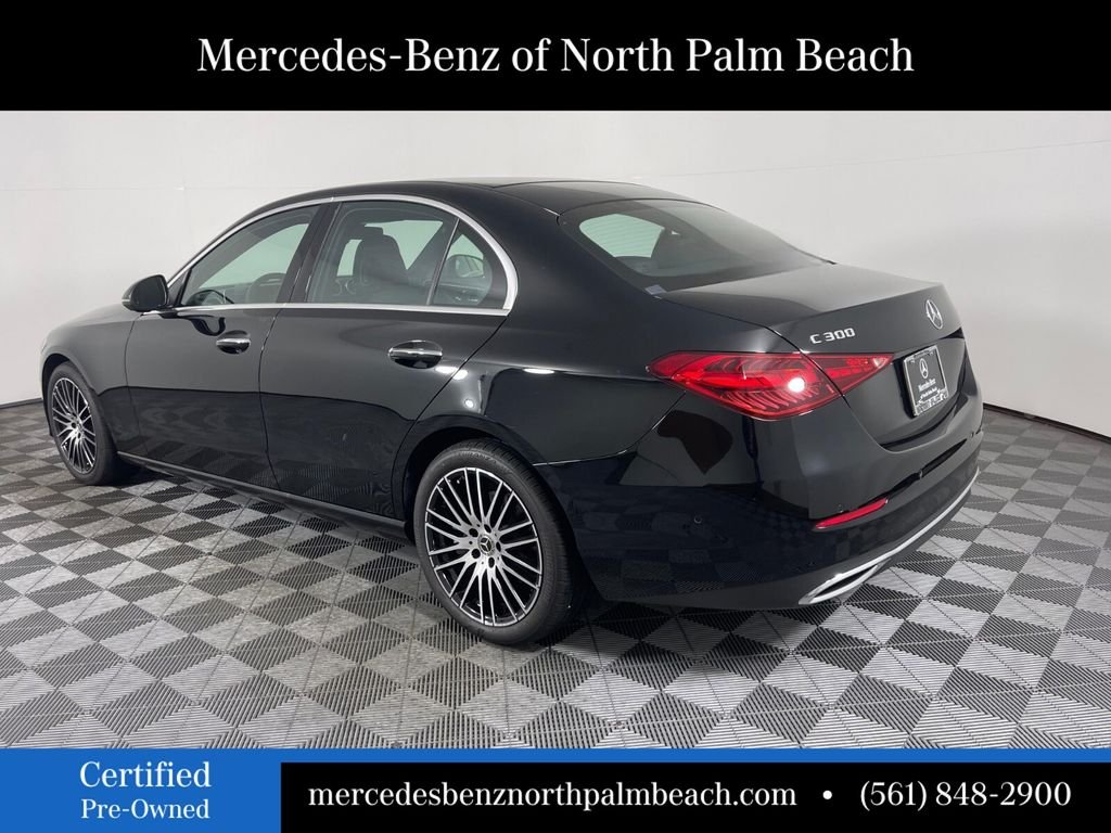 Certified Used 2025 Black Mercedes-Benz C 300 image 4