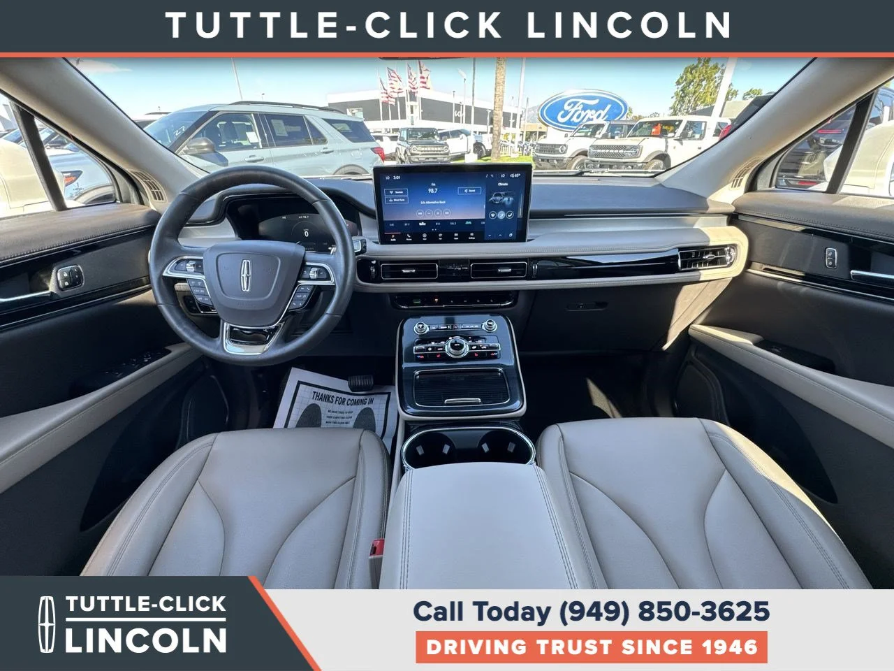Used 2023 PRISTINE WHITE ME Lincoln Standard image 2
