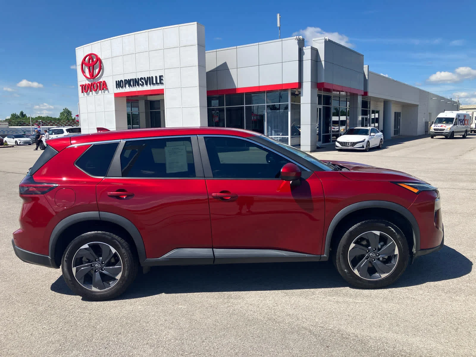 Used 2024 Scarlet Ember Tintcoat Nissan SV image 8