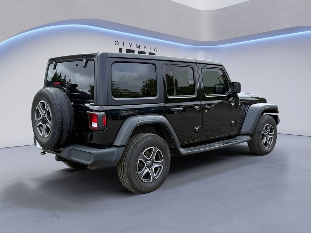 Used 2021 Black Jeep Unlimited Sport S image 6