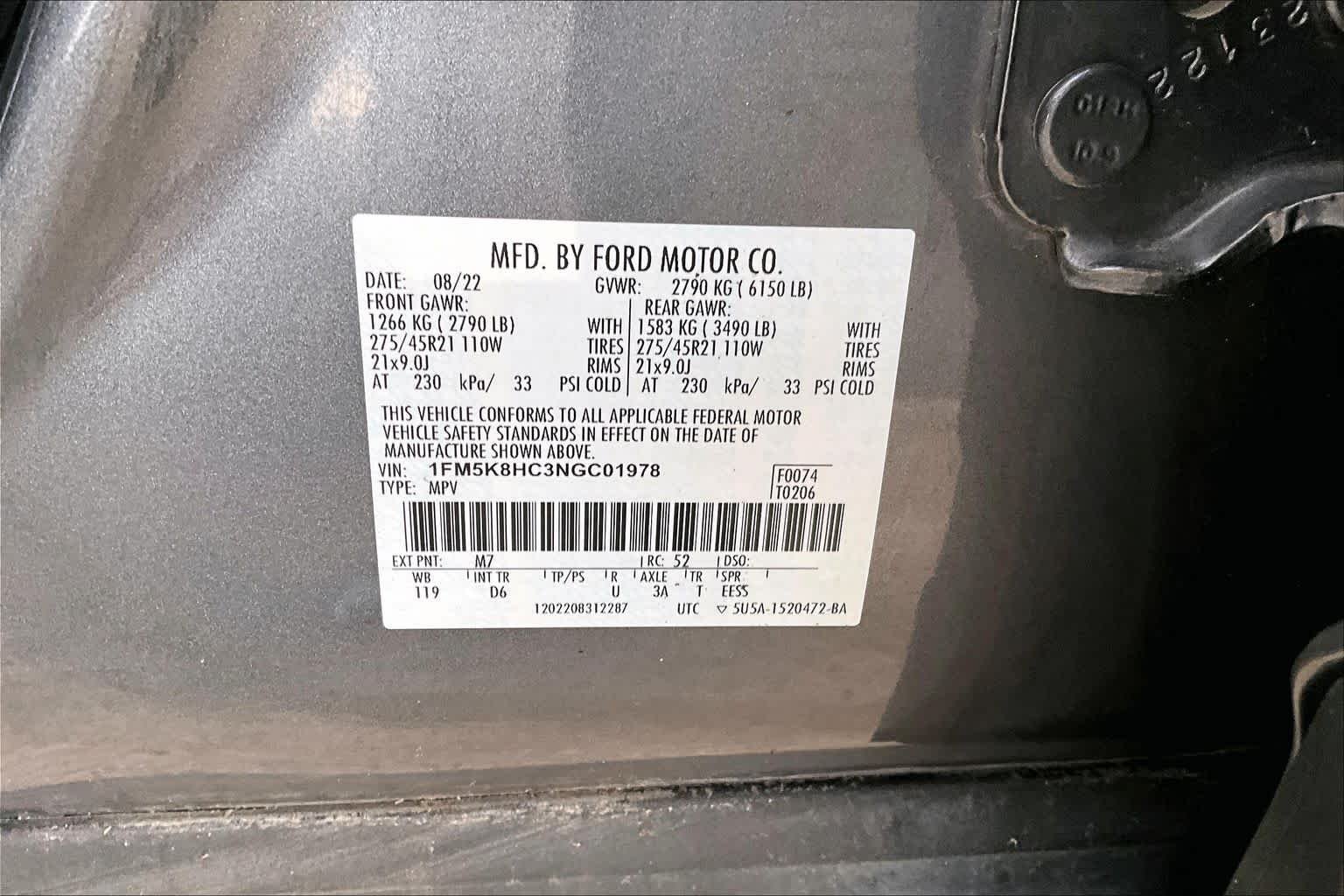 Used 2022 Carbonized Gray Ford Platinum image 35
