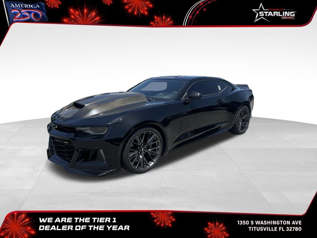 Used 2018 BLACK Chevrolet ZL1 image 1