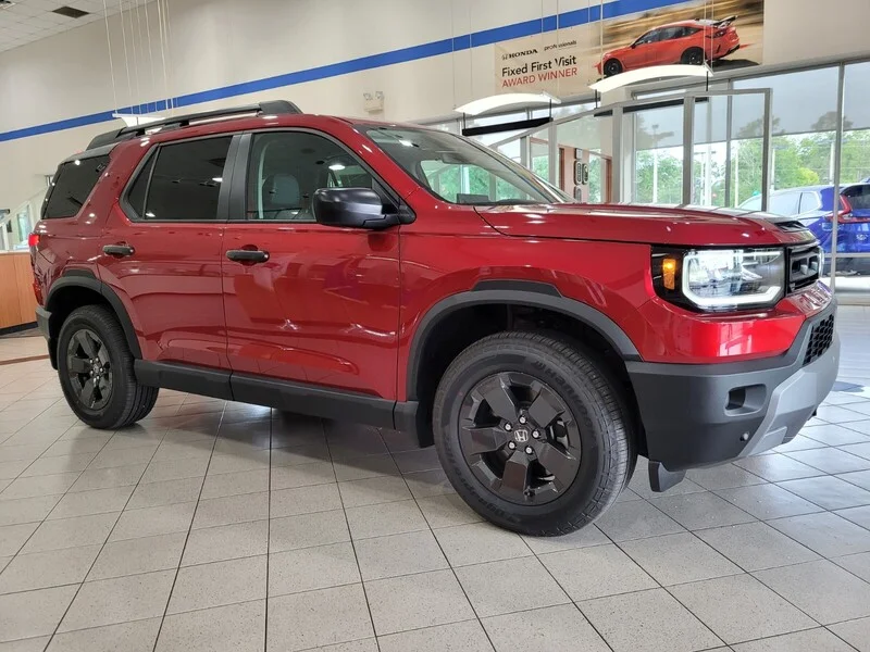 New 2026 Radiant Red Metallic Honda RTL AWD image 3