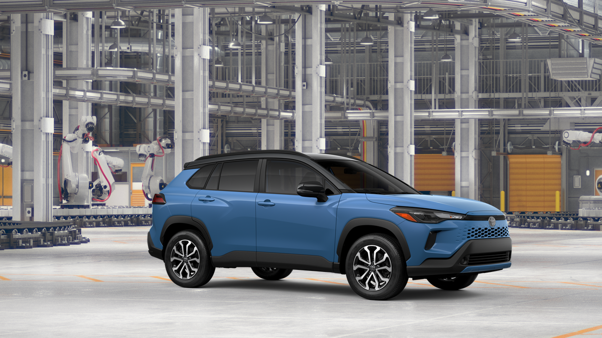 New 2026 Cavalry Blue Toyota Hybrid SE image 22