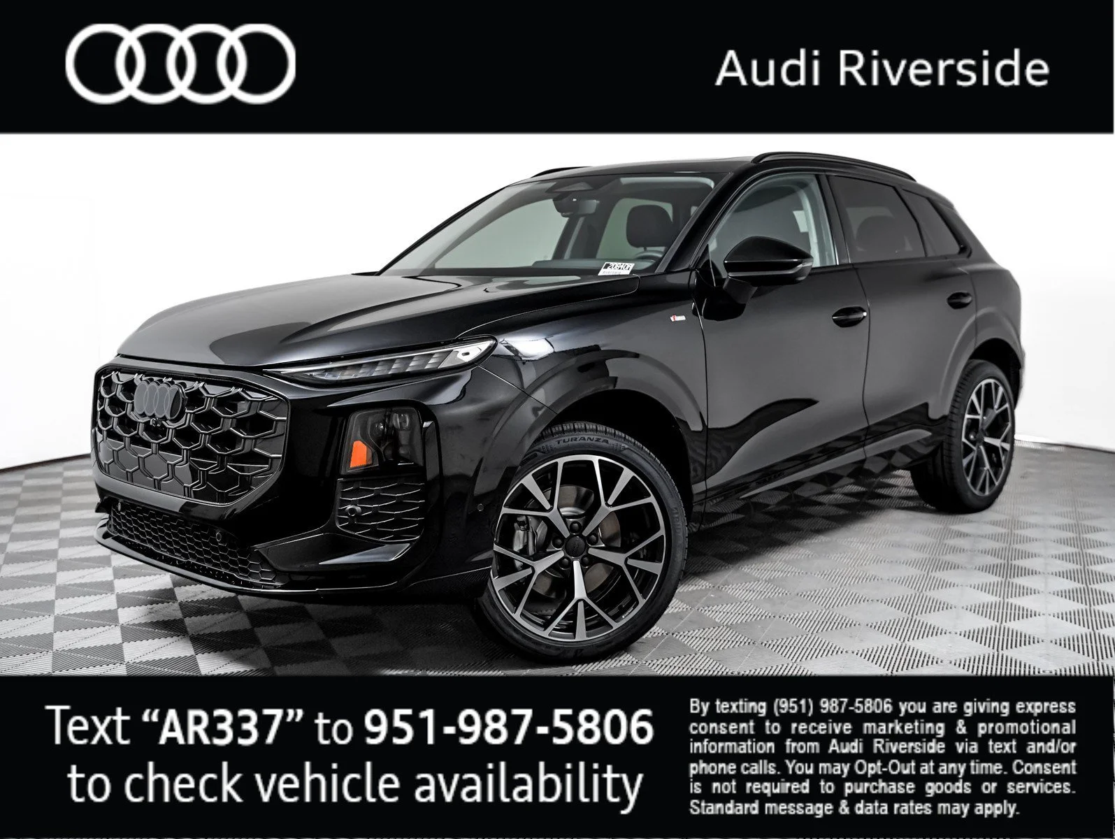 New 2026 Mythos Black Metallic Audi S line image 1