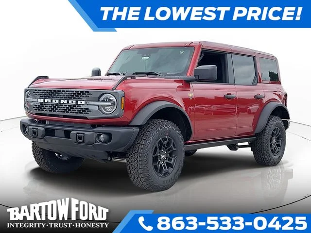 New 2026 Ruby Red Metallic Ford Badlands image 1