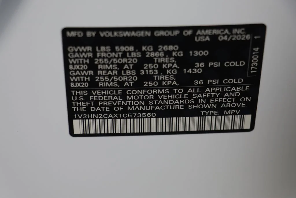 New 2026 Opal White Volkswagen 2.0T SE w/Technology image 24