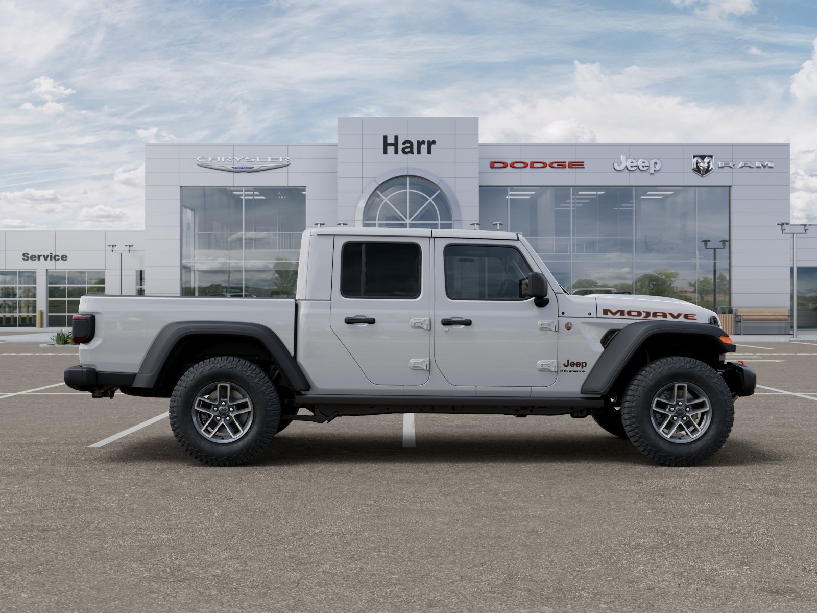 New 2026 Bright White Clear-Coat Exterior Paint Jeep Mojave image 79