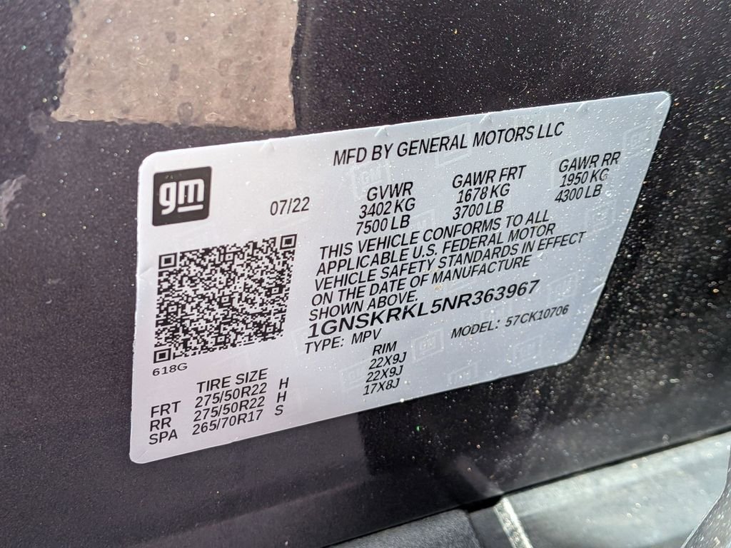 Used 2022 Dark Ash Metallic Chevrolet RST image 27
