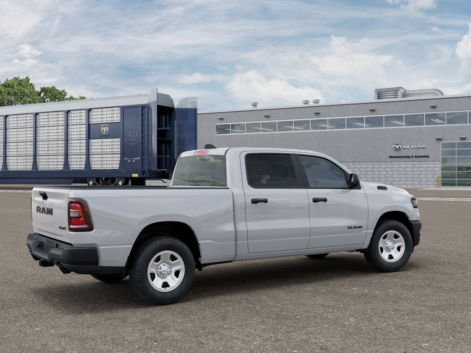 New 2026 Bright White Clear-Coat Exterior Paint RAM Tradesman image 5
