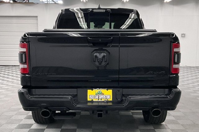 Used 2023 Diamond Black Crystal Pearlcoat Ram Limited image 5