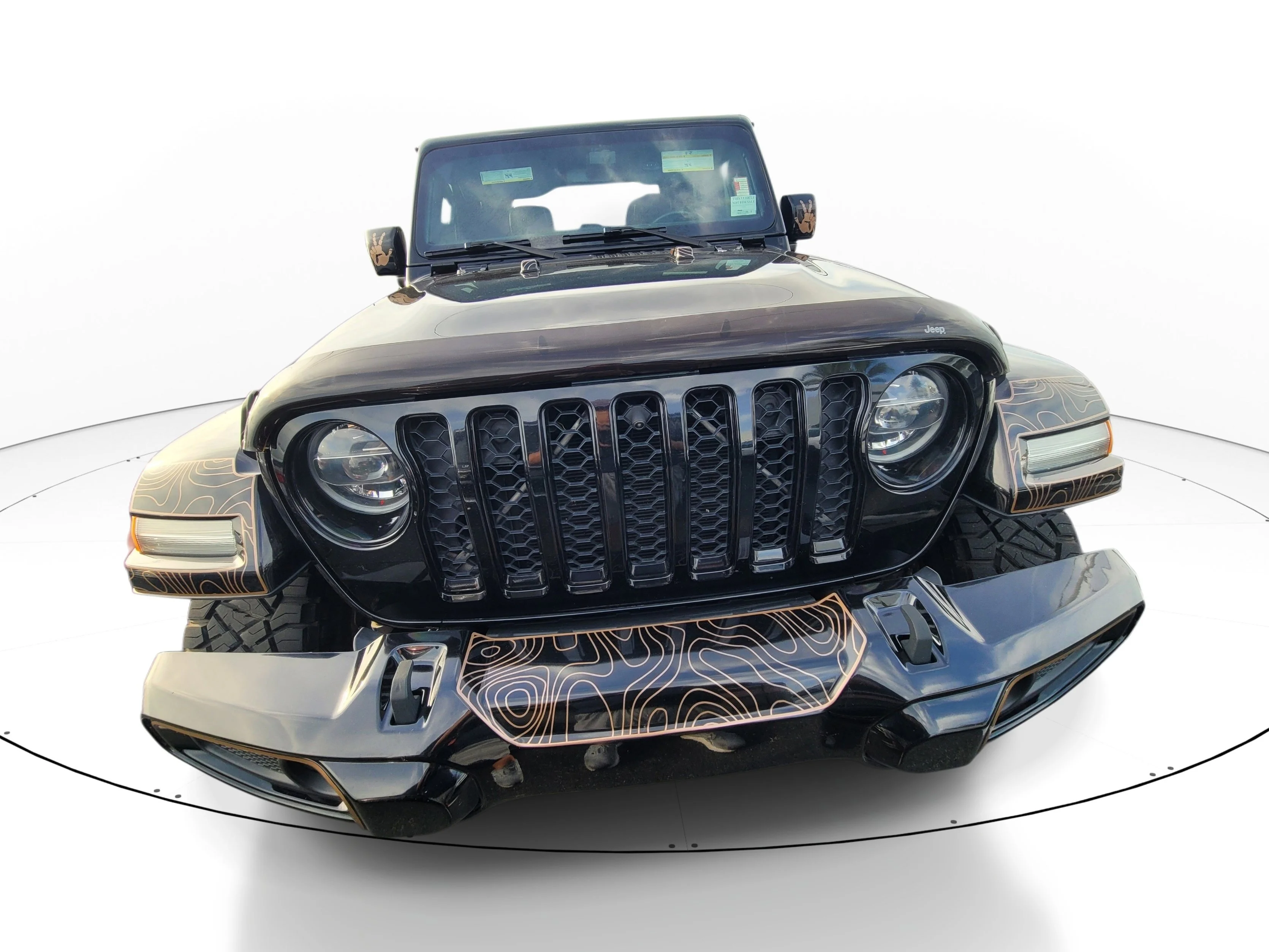 Used 2021 Black Clearcoat Jeep High Altitude image 2