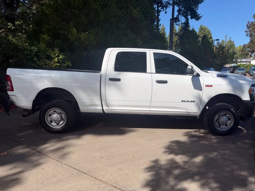 Used 2022 Bright White Clearcoat Ram Tradesman image 2