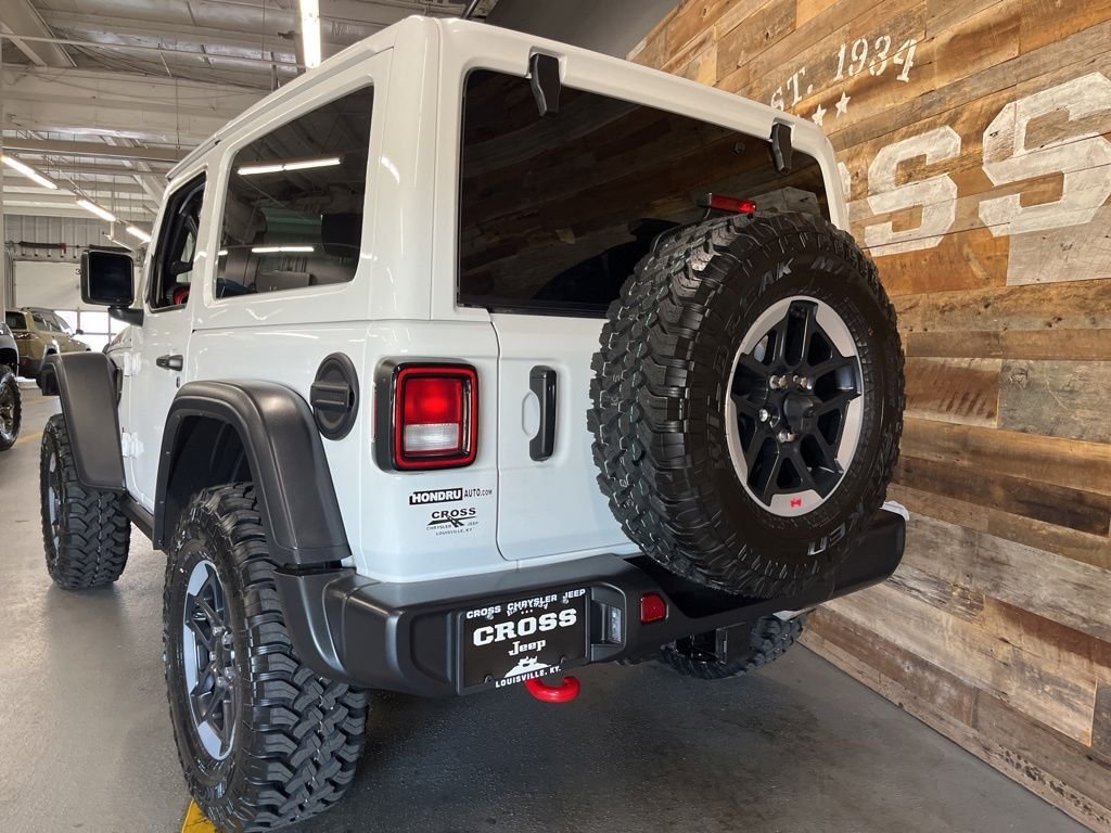 Used 2022 Bright White Clearcoat Jeep Rubicon image 23