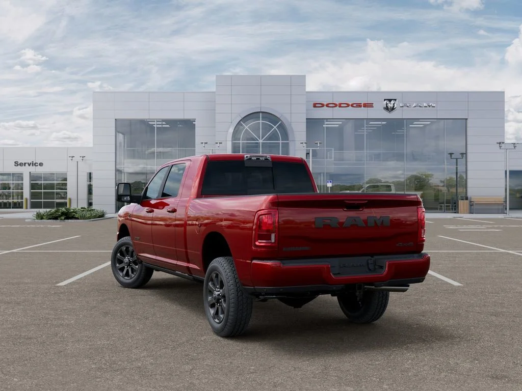 New 2026 Molten Red Pearl-Coat Exterior Paint RAM Laramie image 3