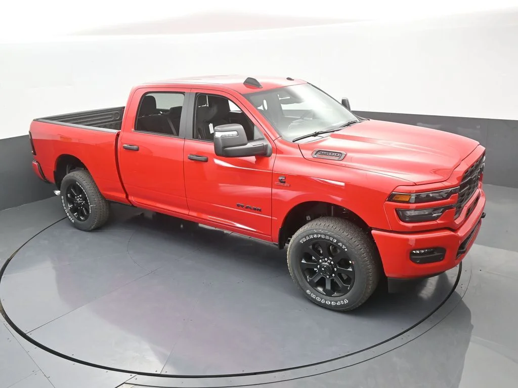 New 2026 Flame Red Clear-Coat Exterior Paint RAM Big Horn image 47