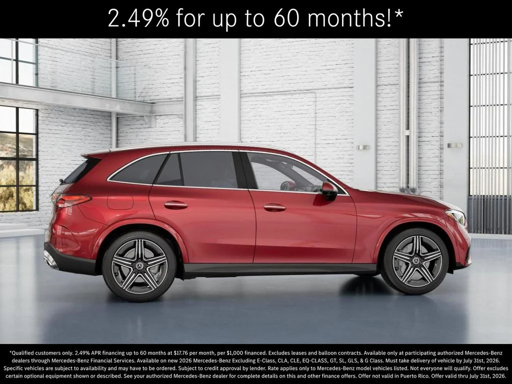 New 2026 MANUFAKTUR Patagonia Red Metallic Mercedes-Benz GLC 300 image 17