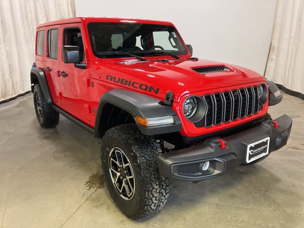 New 2026 Firecracker Red Clear-Coat Exterior Paint Jeep Rubicon image 1