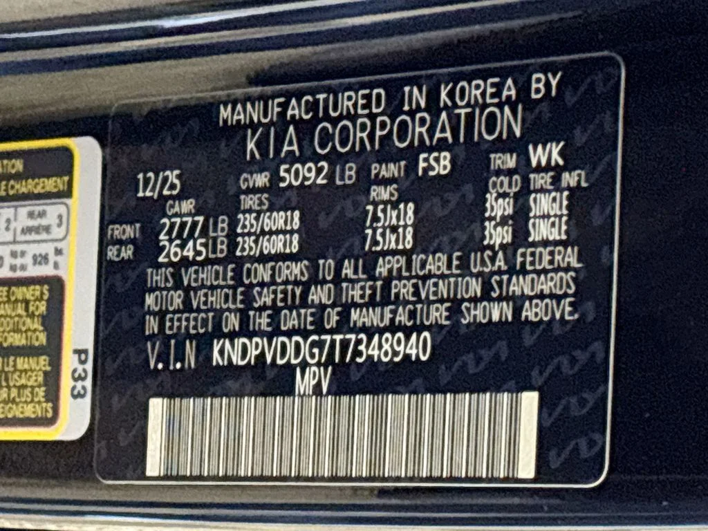 New 2026 Fusion Black Kia EX image 24