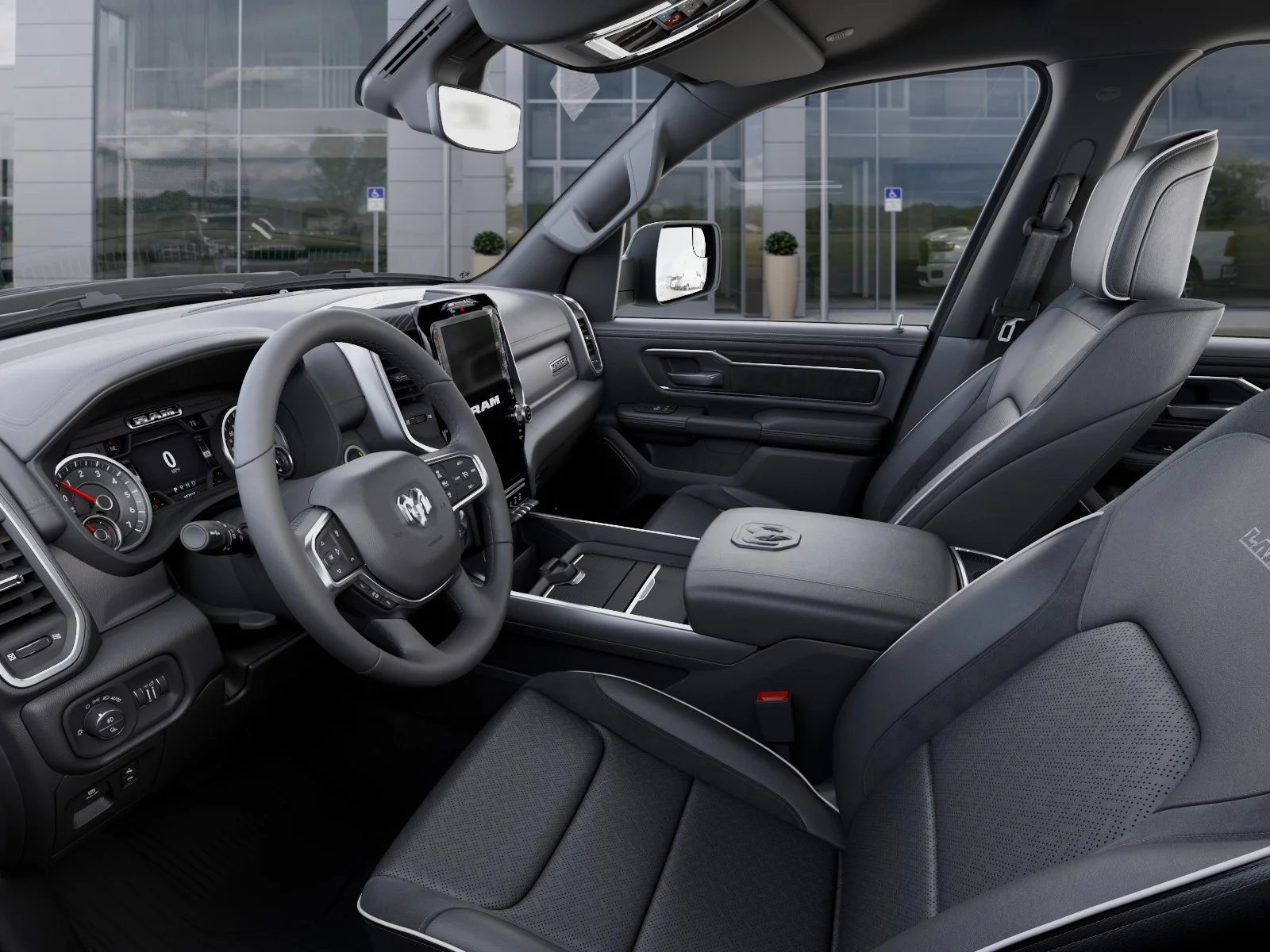 New 2026 Bright White Clear-Coat Exterior Paint RAM Laramie image 22