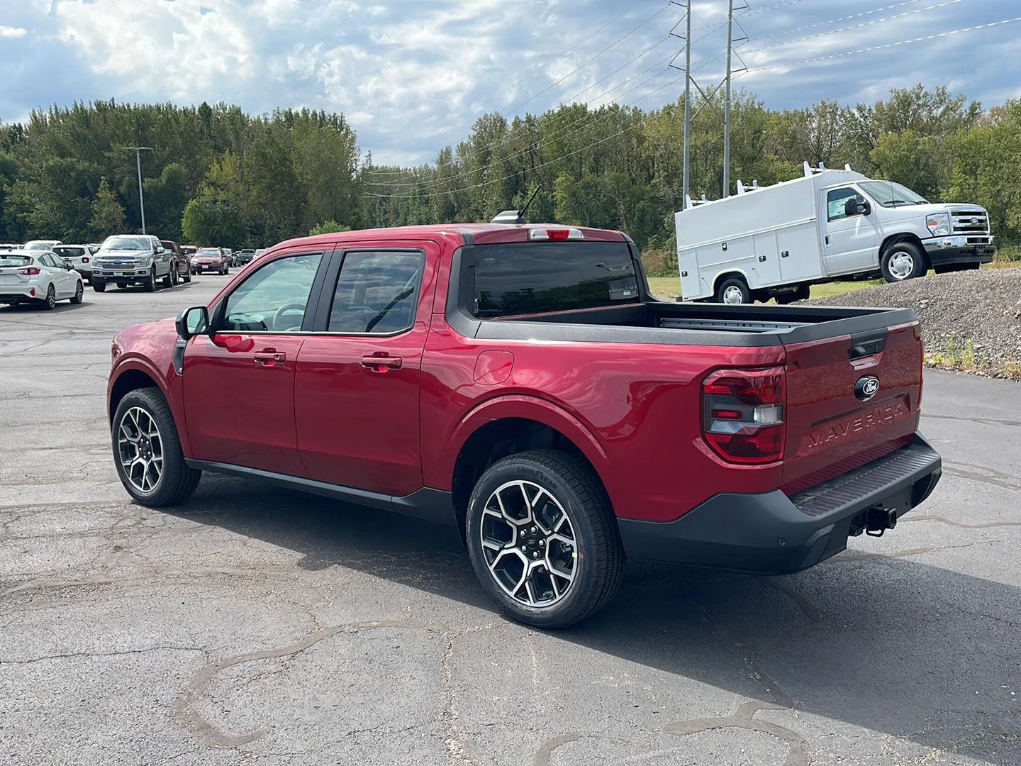 New 2026 Ruby Red Metallic Tinted Clearcoat Ford LARIAT image 3