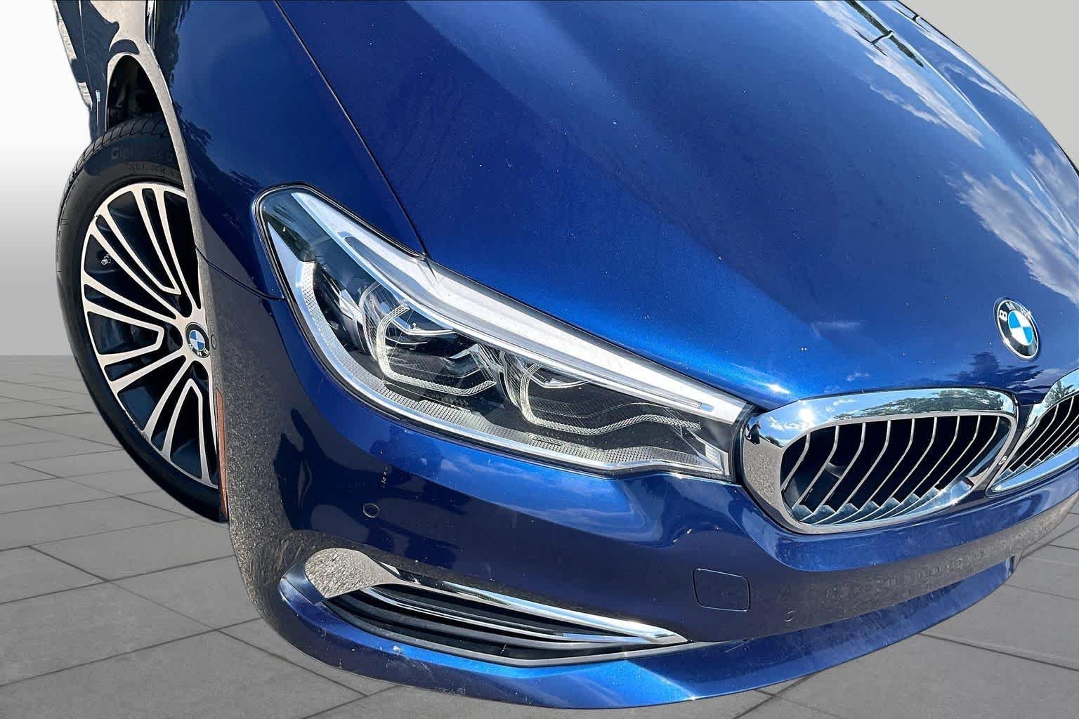 Used 2018 Mediterranean Blue Metallic BMW 530i image 28