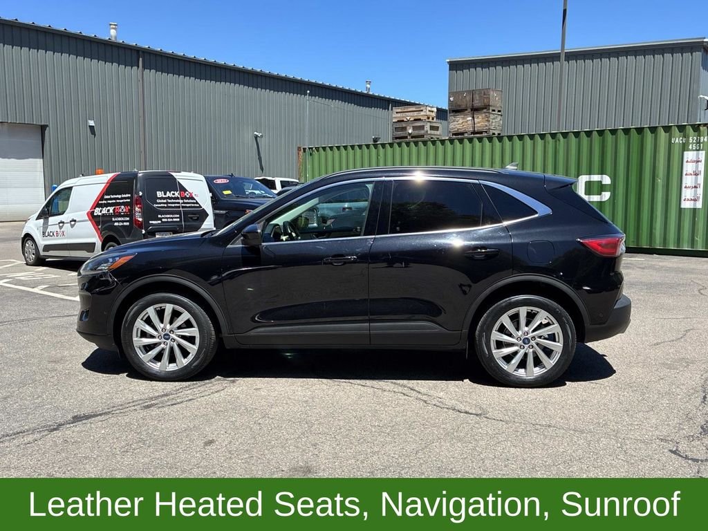 Used 2022 Black Ford Titanium image 4