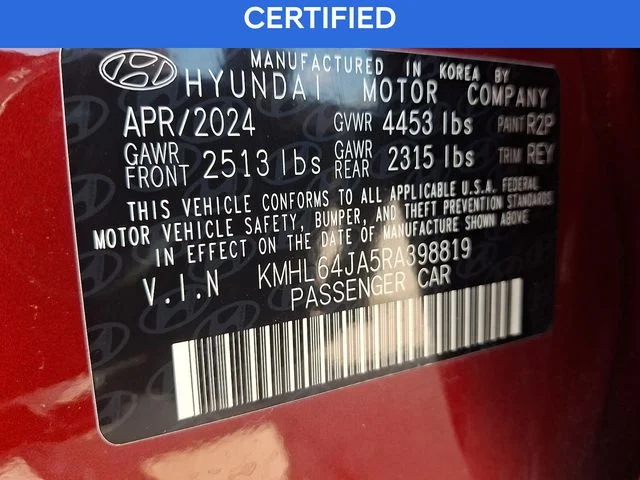 Used 2024 Red Hyundai SEL image 27