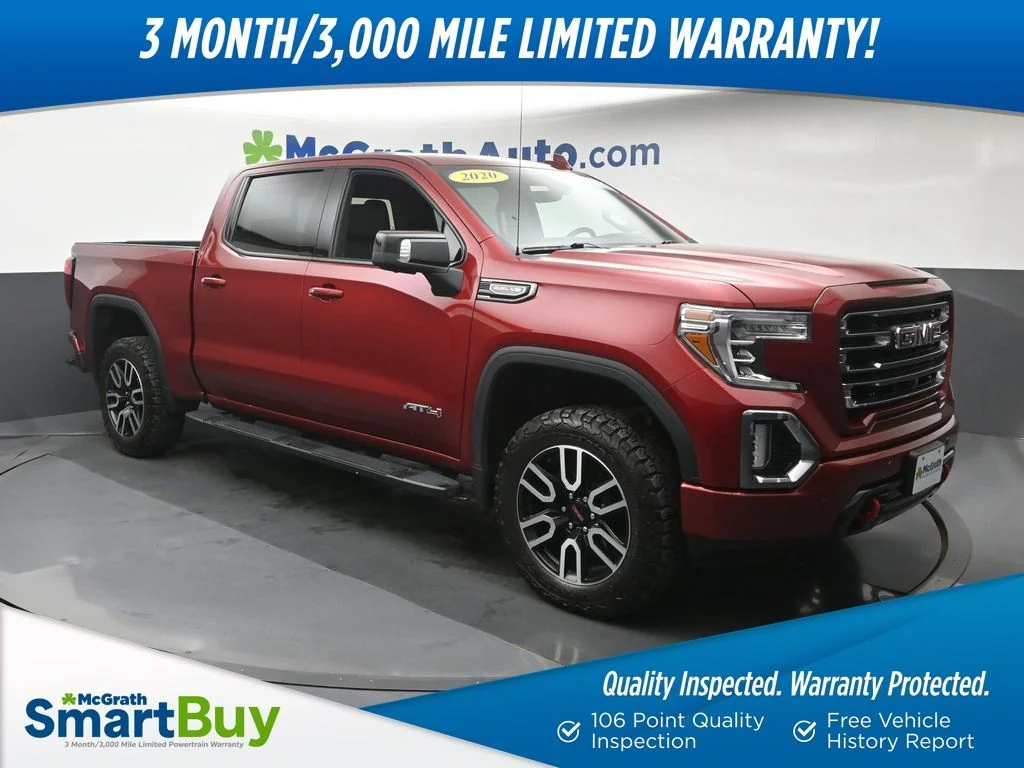 Used 2020 Red GMC AT4 image 1