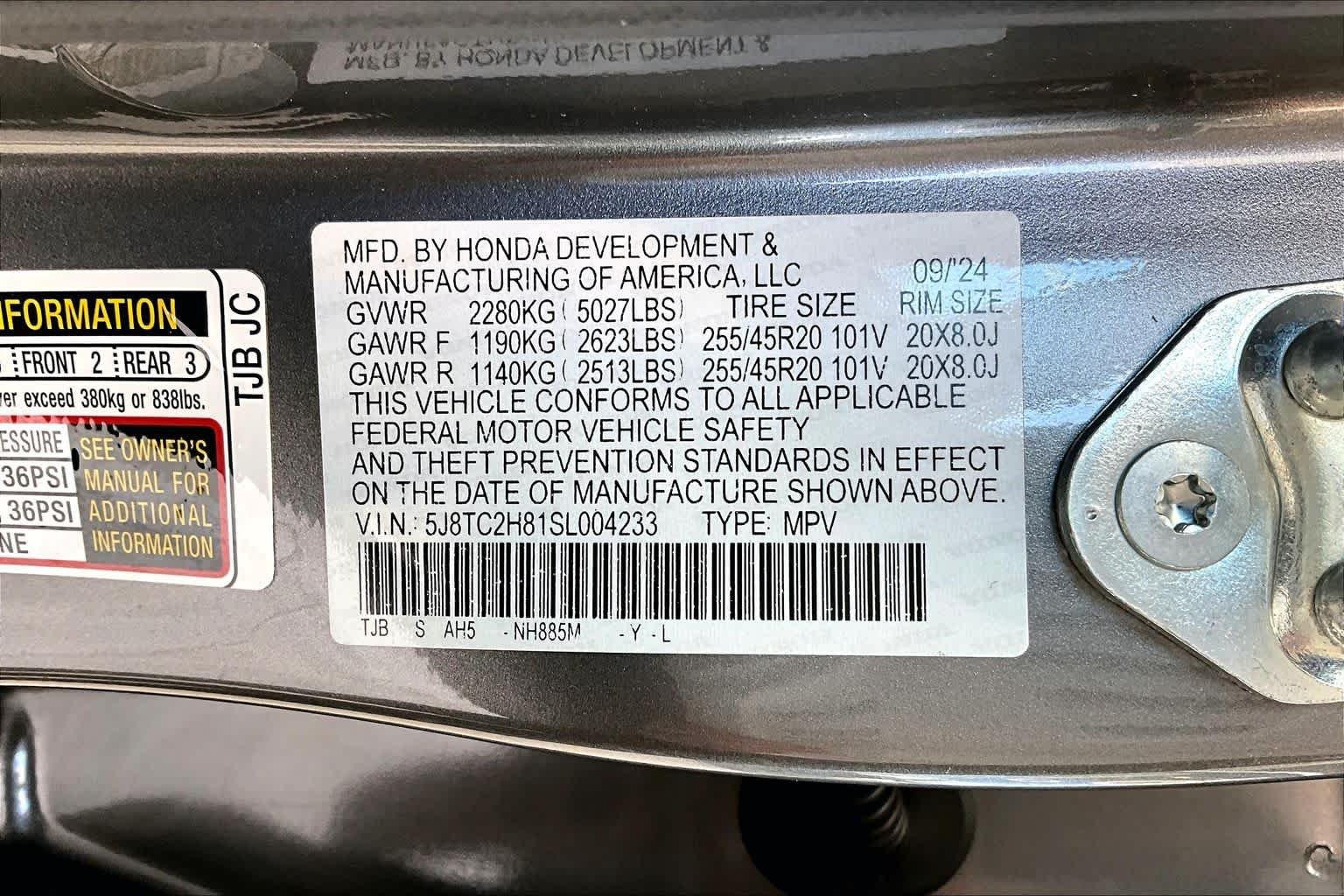 Used 2025 Liquid Carbon Metallic Acura w/A-Spec Advance Package image 35