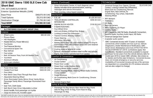 Used 2018 Quicksilver Metallic GMC SLE image 33