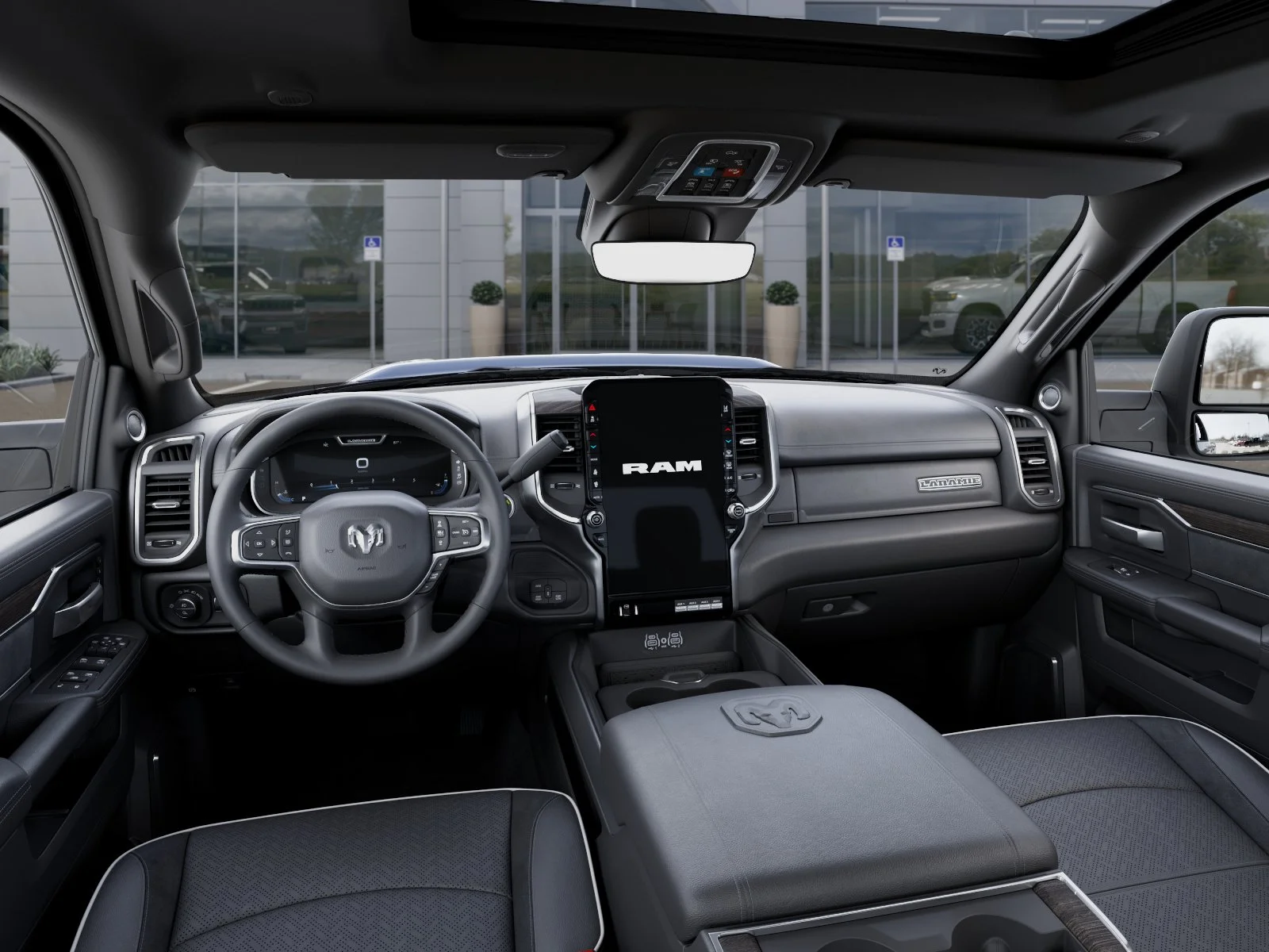 New 2026 Forged Blue Metallic Exterior Paint RAM Laramie image 41