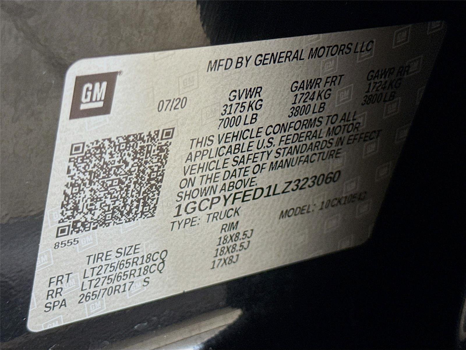 Used 2020 BLACK Chevrolet LT Trail Boss image 33