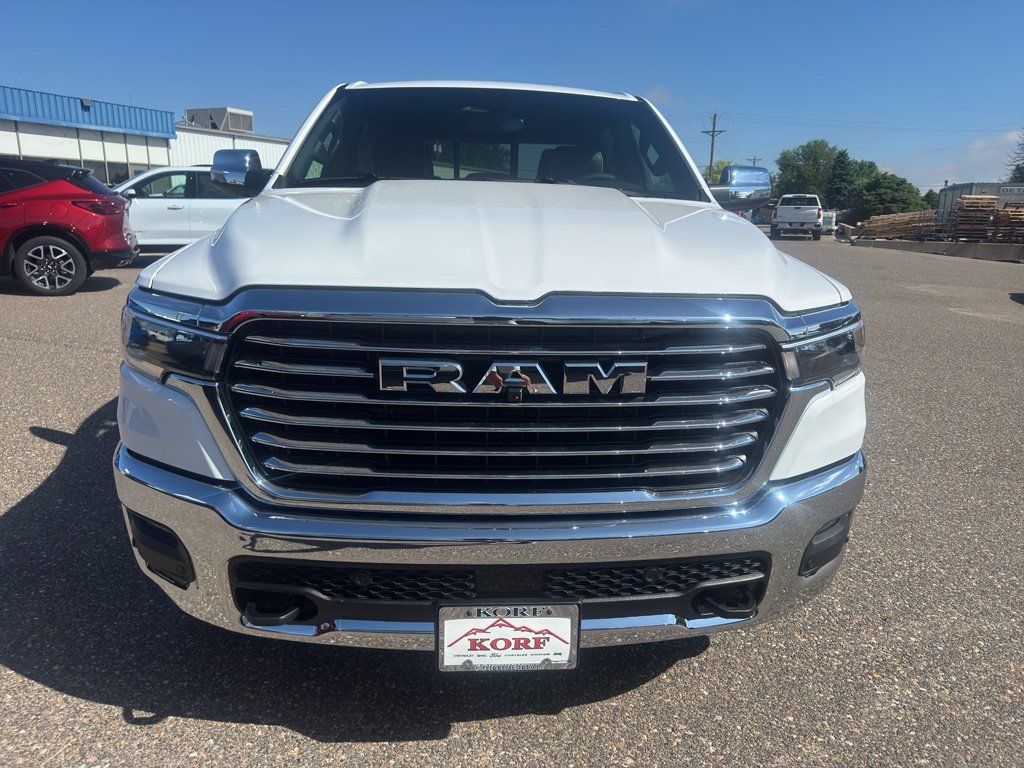 New 2026 Bright White Clear-Coat Exterior Paint RAM Laramie image 3