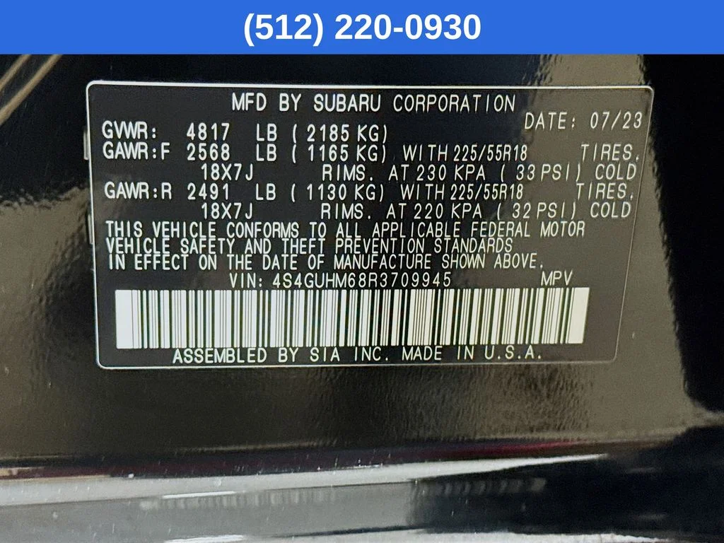 Used 2024 Black Subaru Limited image 41