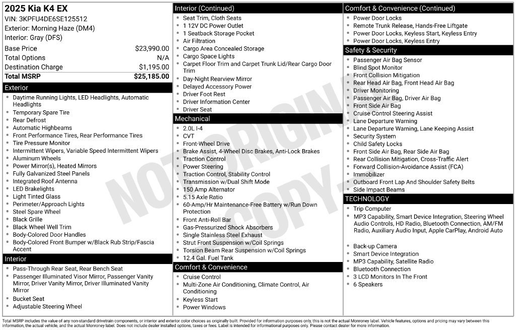 Certified Used 2025  Kia EX image 33