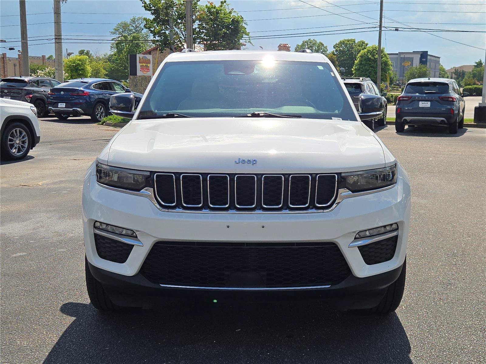 Used 2023 Bright White Clearcoat Jeep Limited image 2