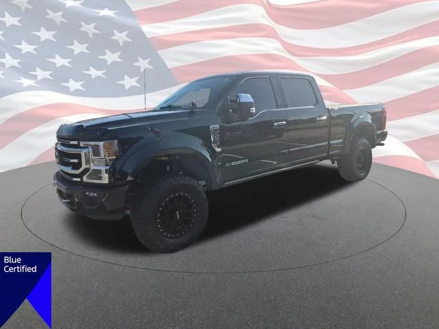 Used 2022 Blue Ford Platinum image 7