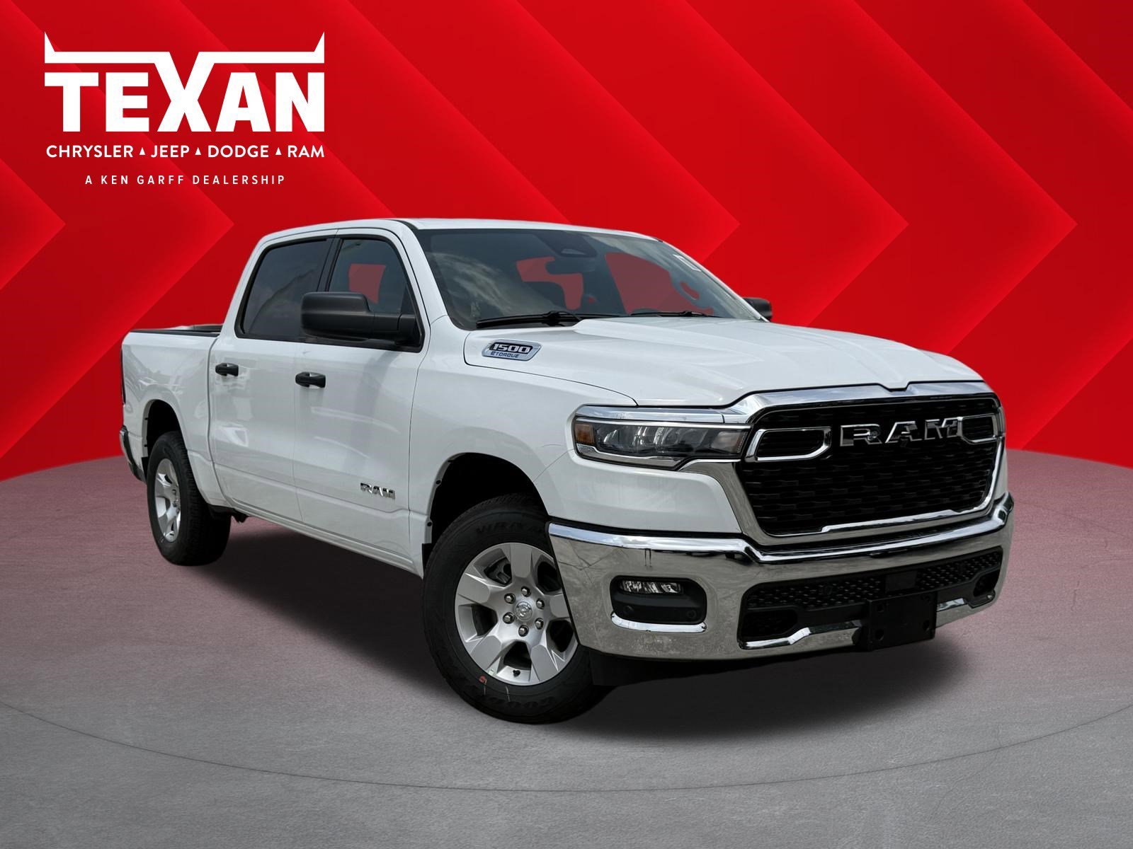 New 2026 Bright White Clear-Coat Exterior Paint RAM Lone Star image 1