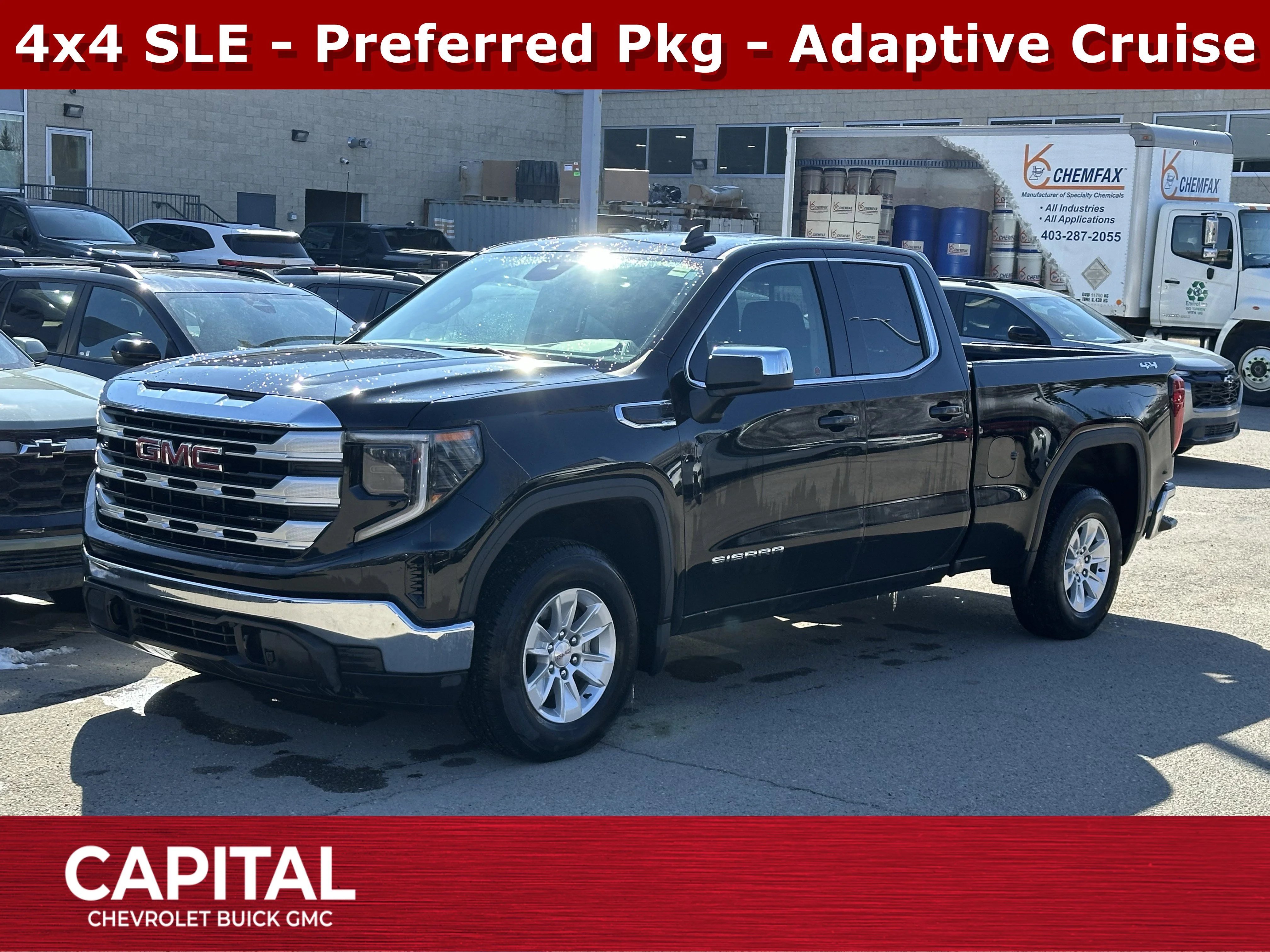 Certified Used 2024 Black GMC SLE image 1